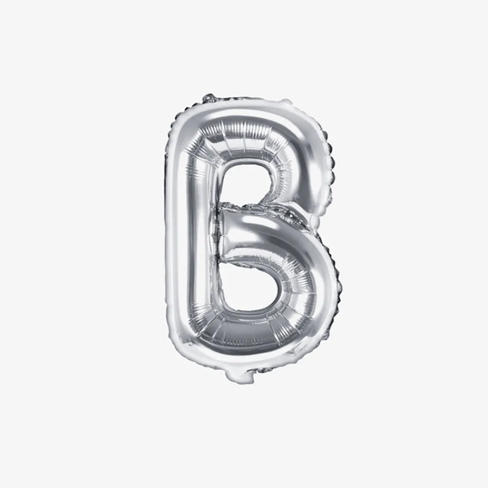 Party Deco Ballon Lettre Argent (Petite Taille)> Ballons Lettre