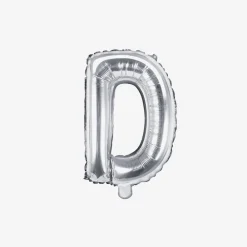Party Deco Ballon Lettre Argent (Petite Taille)><noscript><img width=