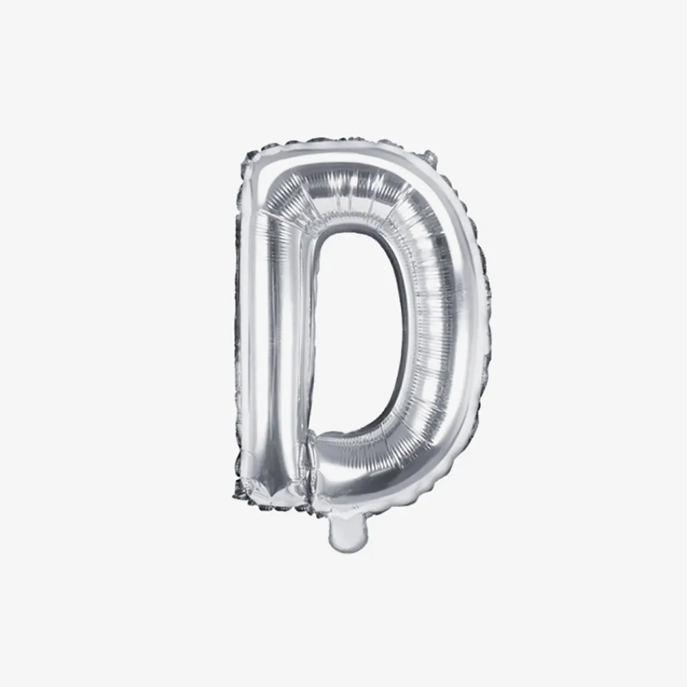Party Deco Ballon Lettre Argent (Petite Taille)> Ballons Lettre