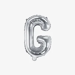 Party Deco Ballon Lettre Argent (Petite Taille)><noscript><img width=