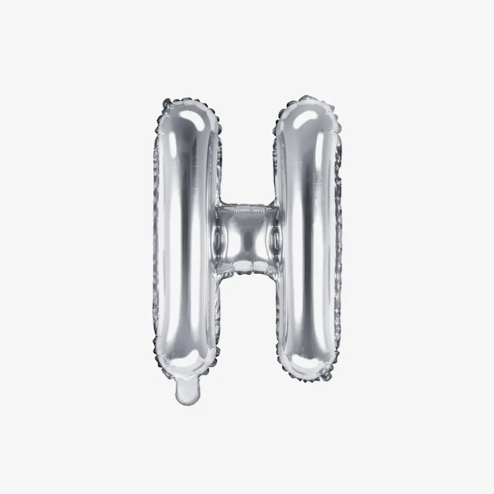 Party Deco Ballon Lettre Argent (Petite Taille)> Ballons Lettre