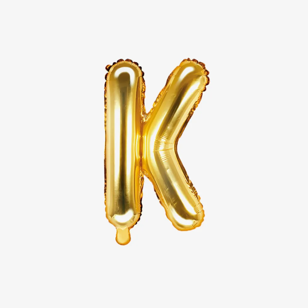 Party Deco Ballon Lettre Or (Petite Taille)> Ballons Lettre
