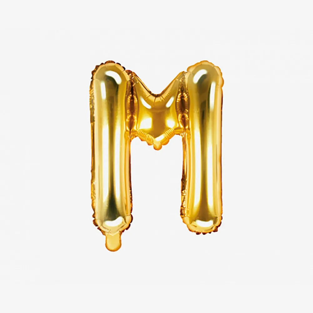 Party Deco Ballon Lettre Or (Petite Taille)> Ballons Lettre