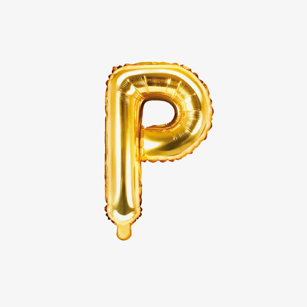 Party Deco Ballon Lettre Or (Petite Taille)> Ballons Lettre
