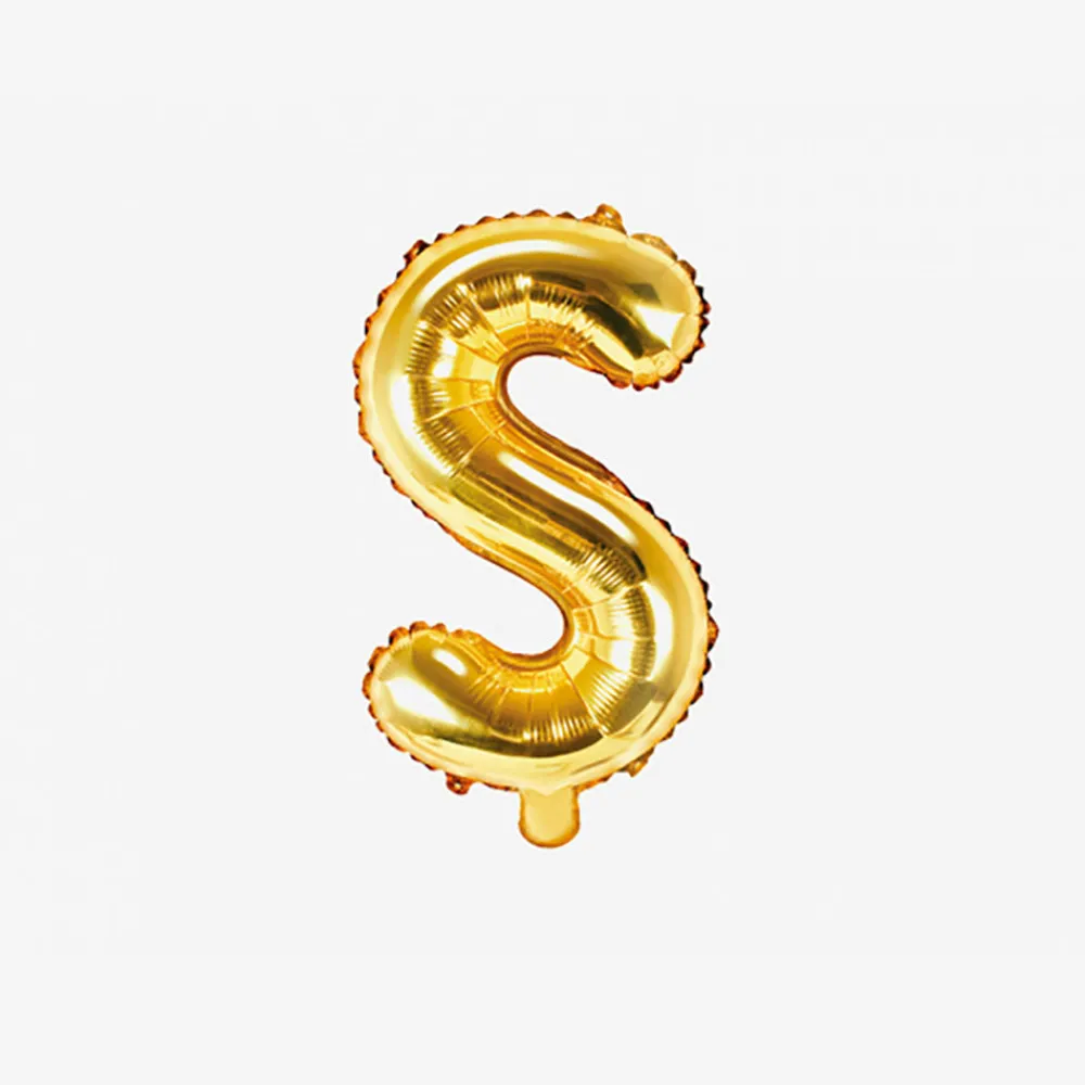 Party Deco Ballon Lettre Or (Petite Taille)> Ballons Lettre