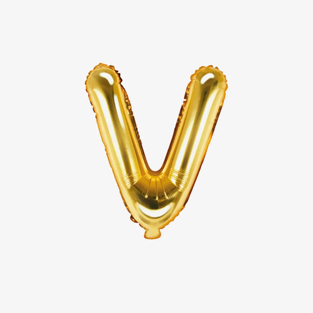 Party Deco Ballon Lettre Or (Petite Taille)> Ballons Lettre