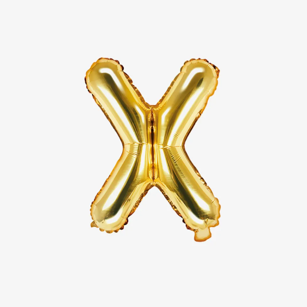 Party Deco Ballon Lettre Or (Petite Taille)> Ballons Lettre
