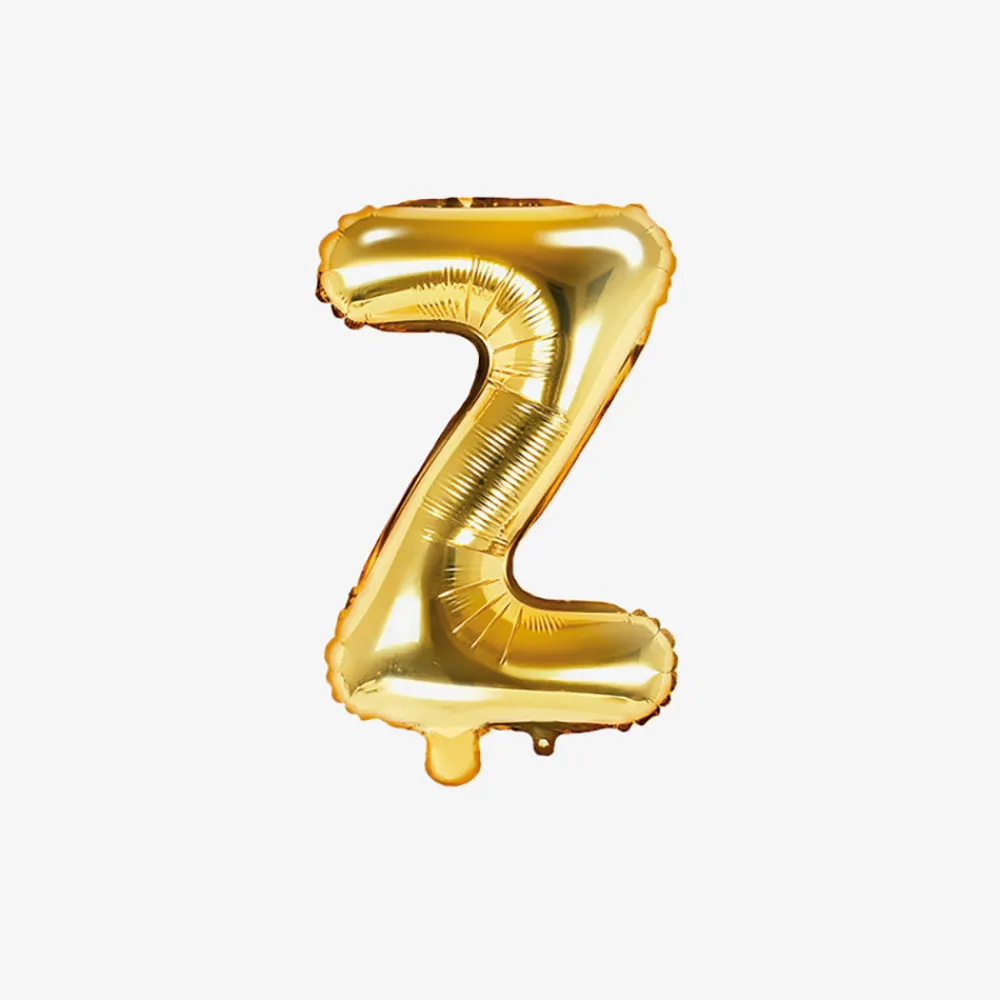 Party Deco Ballon Lettre Or (Petite Taille)> Ballons Lettre