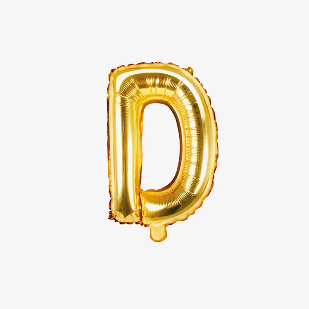 Party Deco Ballon Lettre Or (Petite Taille)> Ballons Lettre