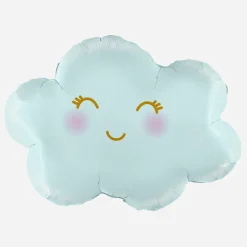 Grabo Balloons Ballon Nuage Souriant Bleu Pastel> Ballons Helium À Forme