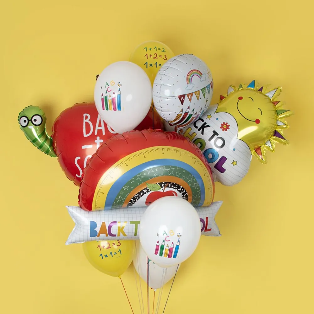 Grabo Balloons Ballon Pomme Back To School> Ballons Helium À Forme