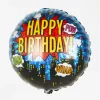 Grabo Balloons Ballon Super-Heros Birthday> Ballons Helium À Forme