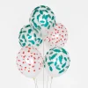My Little Day Ballons De Baudruche : 5 Ballons Houx De Noel> Ballons De Baudruche À Motif