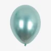 My Little Day Ballons De Baudruche : 5 Ballons Chrome Vert> Ballons De Baudruche Unis