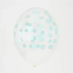 My Little Day Ballons De Baudruche : 5 Ballons Imprimes Confettis Aqua> Ballons De Baudruche À Motif