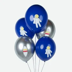 My Little Day Ballons De Baudruche : 5 Ballons Cosmonaute> Ballons De Baudruche À Motif