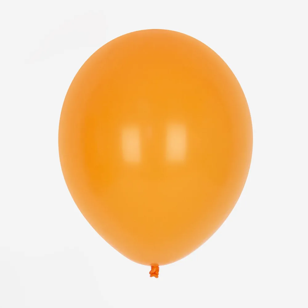 My Little Day Ballons De Baudruche : 10 Ballons Oranges> Ballons De Baudruche Unis