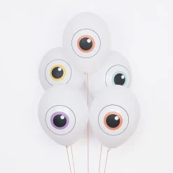 My Little Day Ballons De Baudruche : 5 Ballons Yeux Halloween> Ballons De Baudruche À Motif