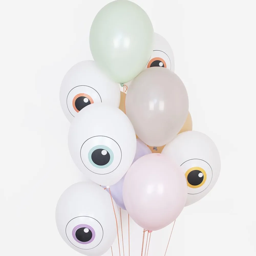 My Little Day Ballons De Baudruche : 5 Ballons Yeux Halloween> Ballons De Baudruche À Motif