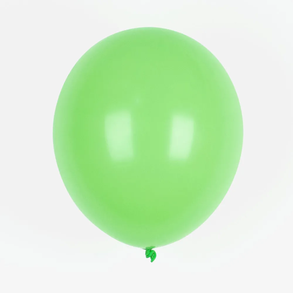 My Little Day Ballons De Baudruche : 10 Ballons Vert Clair> Ballons De Baudruche Unis
