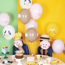 My Little Day Ballons De Baudruche : 5 Ballons Animaux De La Ferme> Ballons De Baudruche À Motif