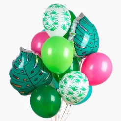 My Little Day Ballons De Baudruche : 5 Ballons Feuilles Vertes><noscript><img width=