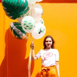 My Little Day Ballons De Baudruche : 5 Ballons Feuilles Vertes><noscript><img width=