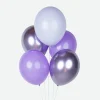My Little Day Ballons De Baudruche : 10 Ballons Mix Violet> Ballons De Baudruche Unis