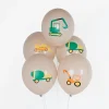 My Little Day Ballons De Baudruche : 5 Ballons Chantier> Ballons De Baudruche À Motif
