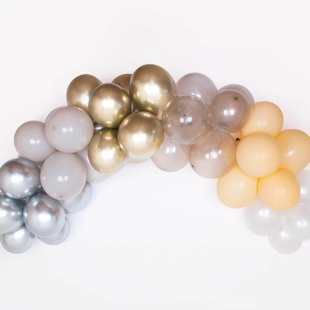 My Little Day Ballons De Baudruche : 10 Ballons Gris Clair> Ballons De Baudruche Unis