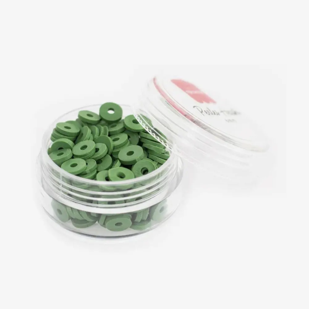 La petite épicerie Boite De Perles Heishi Vert Vegetal