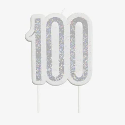 Unique Party Bougie 100 Ans Holographique