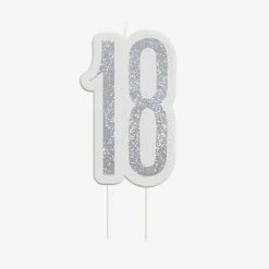 Unique Party Bougie 18 Ans Holographique