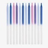 Unique Party Bougie Anniversaire : 12 Bougies Iridescentes