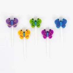 Stadter Bougie Anniversaire : 5 Bougies Papillon
