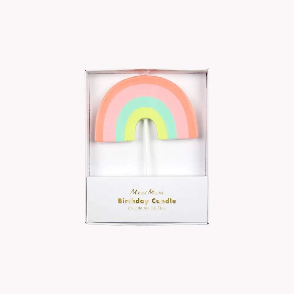 Meri Meri Bougie Anniversaire : 1 Bougie Arc-En-Ciel