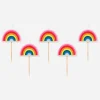 TalkingTables Bougie Anniversaire : 5 Bougies Arc-En-Ciel