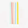 Arty Fêtes Factory Bougie Anniversaire : 10 Bougies Pastel
