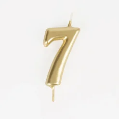 My Little Day Bougie Anniversaire : Bougie Chiffre Dore