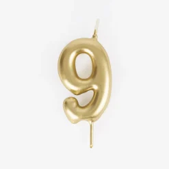 My Little Day Bougie Anniversaire : Bougie Chiffre Dore