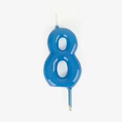 My Little Day Bougie Anniversaire : Bougie Chiffre Bleu