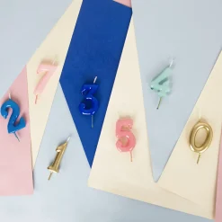 My Little Day Bougie Anniversaire : Bougie Chiffre Bleu