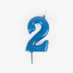 My Little Day Bougie Anniversaire : Bougie Chiffre Bleu