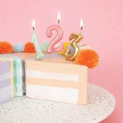 My Little Day Bougie Anniversaire : Bougie Chiffre Rose