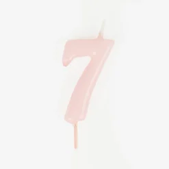 My Little Day Bougie Anniversaire : Bougie Chiffre Rose