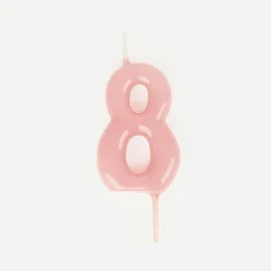 My Little Day Bougie Anniversaire : Bougie Chiffre Rose