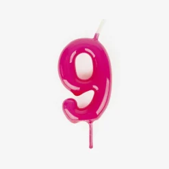 My Little Day Bougie Anniversaire : Bougie Chiffre Rose