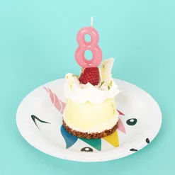 My Little Day Bougie Anniversaire : Bougie Chiffre Rose