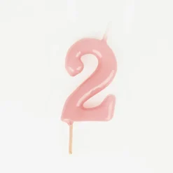 My Little Day Bougie Anniversaire : Bougie Chiffre Rose