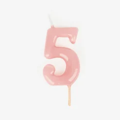 My Little Day Bougie Anniversaire : Bougie Chiffre Rose